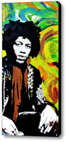 Jimi Stretched Canvas Print   Canvas Art By Drexel