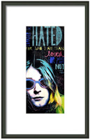 Kurt Cobain Framed Print By Drexel