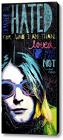 Kurt Cobain Stretched Canvas Print Canvas Art By Drexel
