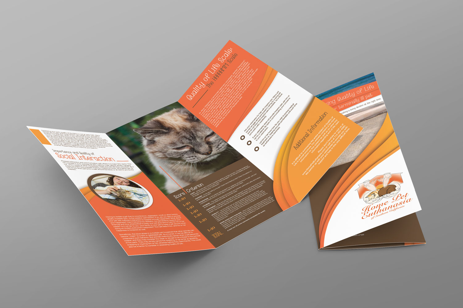 Home Pet Euthanasia of Southern California Brochure