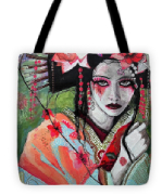 Haunted Yoshino Tote Bag by dreXeL