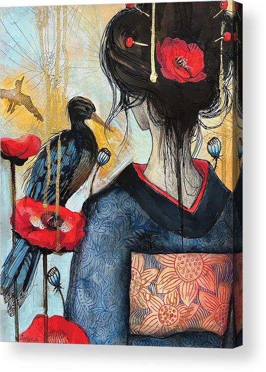 Haunted Yoshino Acrylic Print by dreXeL